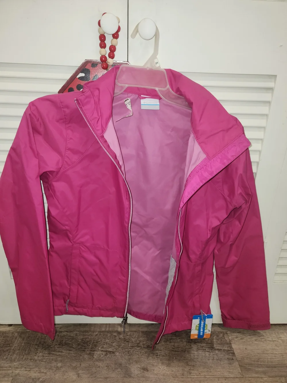 Columbia Women's Pink Rain Jacket
